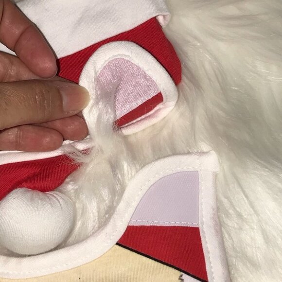✨✨5/$10✨✨ Merry Brite Santa's Face Baby Hat & Bib set New never worn - Picture 8 of 10